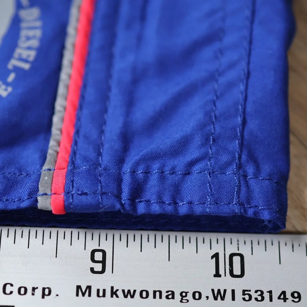 Diesel Swim Shorts Mens Large Blue Beach Only The Brave Mohawk Casual Trunks